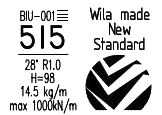 Маркировка инструмента Wila Маркировка инструмента Wila