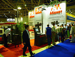 Стенд компании АБАМЕТ на выставке ЭЛЕКТРО-2012