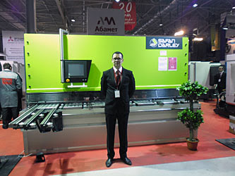 Стенд компании Абамет на выставке Металлообработка. Сварка-2013 (Пермь)