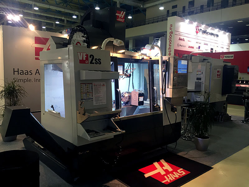 Высокоскоростной вертикально-фрезерный центр с ЧПУ HAAS VF-2SS