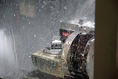 Обработка детали на станке Haas CM-1