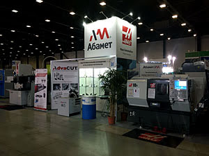 Стенд компании «Абамет» на выставке «Петербургская Техническая Ярмарка 2016» (Санкт-Петербург, 15-17.03.2016).