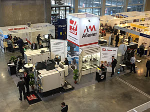 Стенд компании «Абамет» на выставке «Станки и инструмент 2016» (Уфа, 24–26.02.2016)