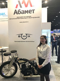 Стенд компании «Абамет» вы выставке «ПТЯ» (Санкт-Петербург, 14-16.03.2017)