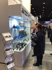 Стенд компании «Абамет» вы выставке «ПТЯ» (Санкт-Петербург, 14-16.03.2017)