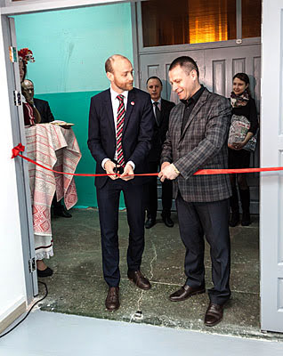 Открытие центра технического обучения Haas (HTEC) в Могилеве (14.04.2016)