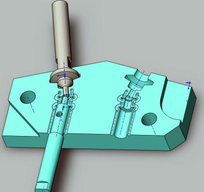 Пресс-форма, изготавливаемая на HAAS VM-6