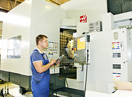 Haas EC-1600YZT - горизонтальный обрабатывающий центр