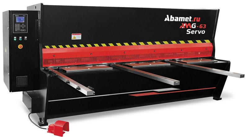 Гидравлические гильотинные ножницы Abamet AMG-63Servo с ЧПУ