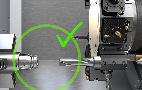 Револьвер BMT65 с осевым инструментом с большим вылетом