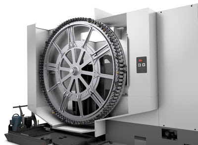 Горизонтально-фрезерный обрабатывающий центр Haas EC-400 с автосменщиком инструмента