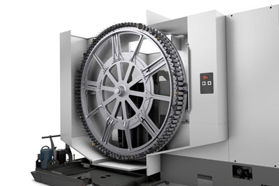 Автоматический сменщик инструмента бокового типа на 100 позиций (Haas EC-500)