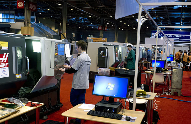 Станки Haas на конкурсе WordSkills во Франции