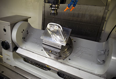 Обработка литьевой формы на станке HAAS