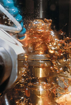 Зубофрезерование с использованием масла