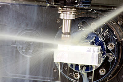 Обработка детали на станке Haas