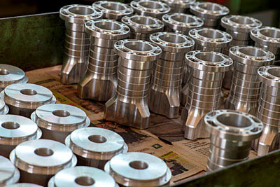 Ступицы колеса, изготовленные на токарном станке SL-20 с ЧПУ фирмы Haas