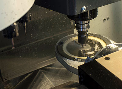 Обработка детали на станке Haas