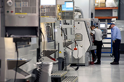 Работа станков Haas в компании Hendrick