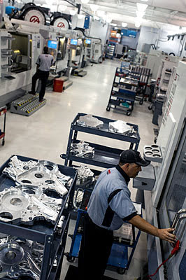 Станки Haas в компании Hendrick