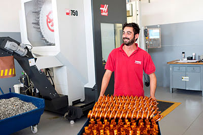 Обрабатывающий центр Haas UMC-750 используется в компании Vamec для производства уникальных деталей