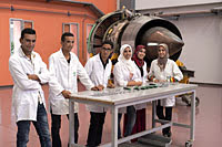 Студенты первого в Марокко HTEC