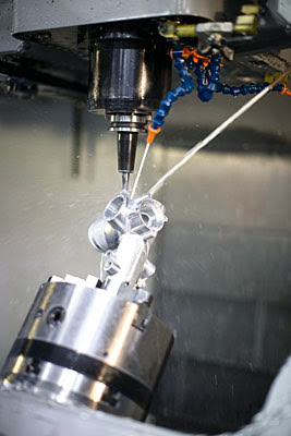 Кожух зубчатой рулевой рейки, изготавливаемый на станке Haas VF-5