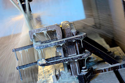 Обработка детали на станке Haas