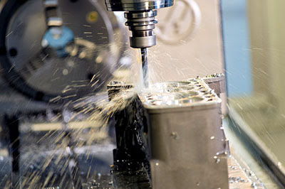 Обработка детали на фрезерном станке VF Haas