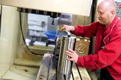 Цилиндрическая часть для сталепрокатных операций