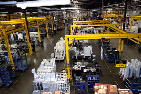 Сборочный участок завода Haas