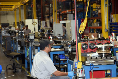 Процесс сборки на заводе Haas Automation