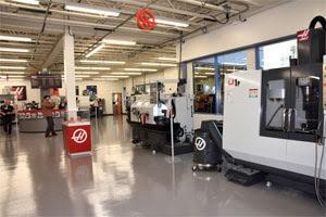 Шоу-рум на заводе Haas Automation