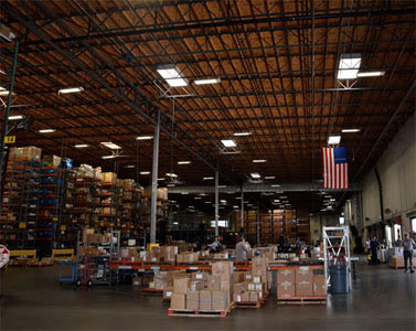 Склад завода Haas Automation