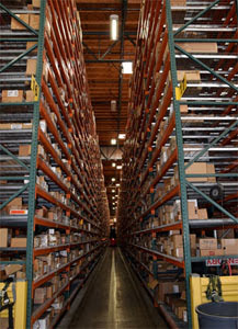 Склад завода Haas Automation