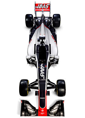 Гоночный болид VF-16 компанды Haas F1 («Формула-1»)