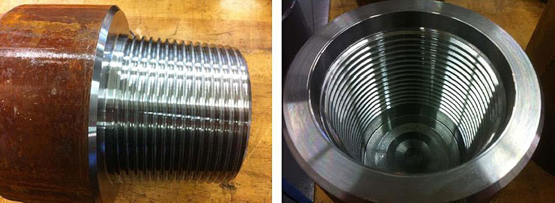 Обработка на токарных центрах ST-40 / ST-40L