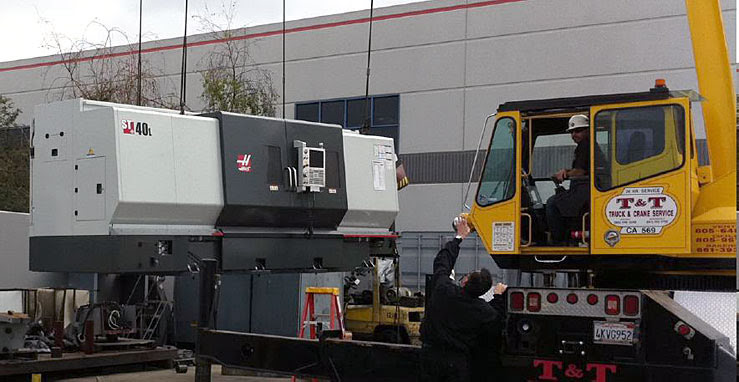 Погрузка станка