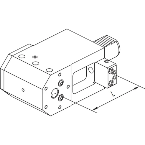 Держатель расточных резцов Ø25 мм, VDI40 DMG MORI, H=120 мм