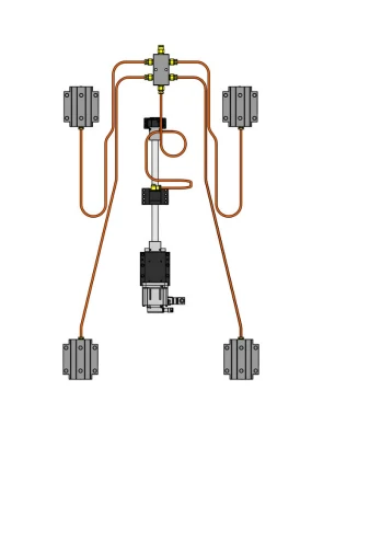 Система смазки оси X, VF-7/9
