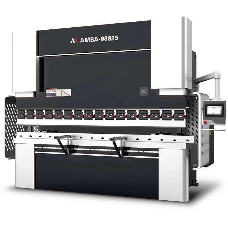 Серво-гидравлический листогибочный пресс с ЧПУ AMBA-08025, 2500 мм, 80 тонн