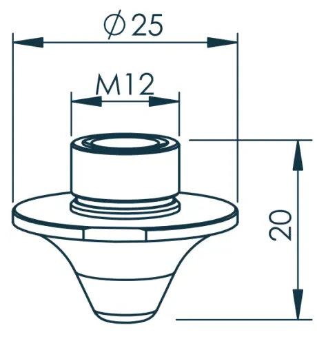 Сопло одинарное Ø3.0 CP (71515393-1576112, AM367-1630HCP)