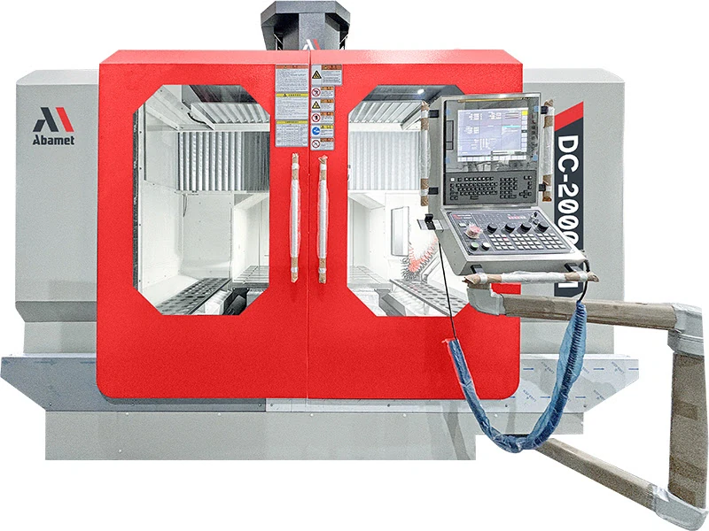 Портальный фрезерный станок с ЧПУ по металлу DC-2000SM, двухколонный, стол 1650х1300 мм