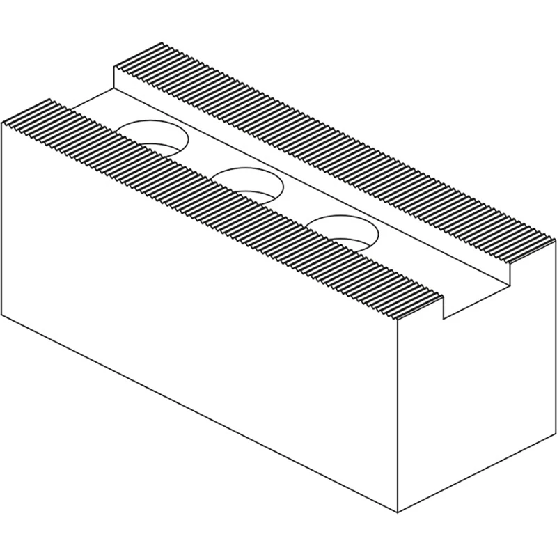 WBSA-D 250 Кулачок к патрону, стальной мягкий заостренный 45х45х110 М16 мц 60+30