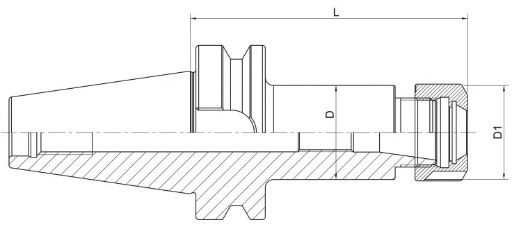 Цанговый патрон AdvaCut BBT30 ER16, ø1-10 мм, H=100; MAS403/BT; AD; G6,3