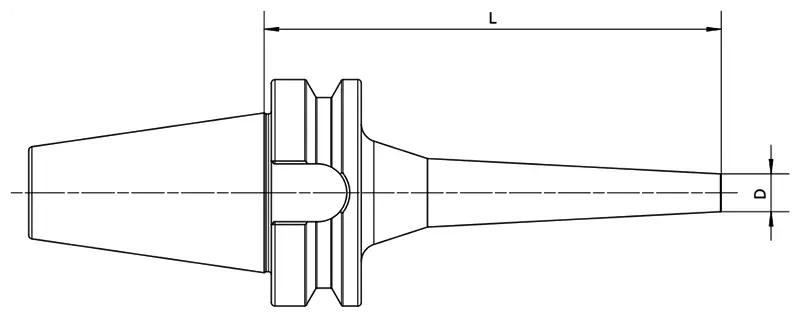 Цанговый патрон AdvaCut BBT40 DC06, ø1-6 мм, H=120; MAS403/BBT; AD; G6,3