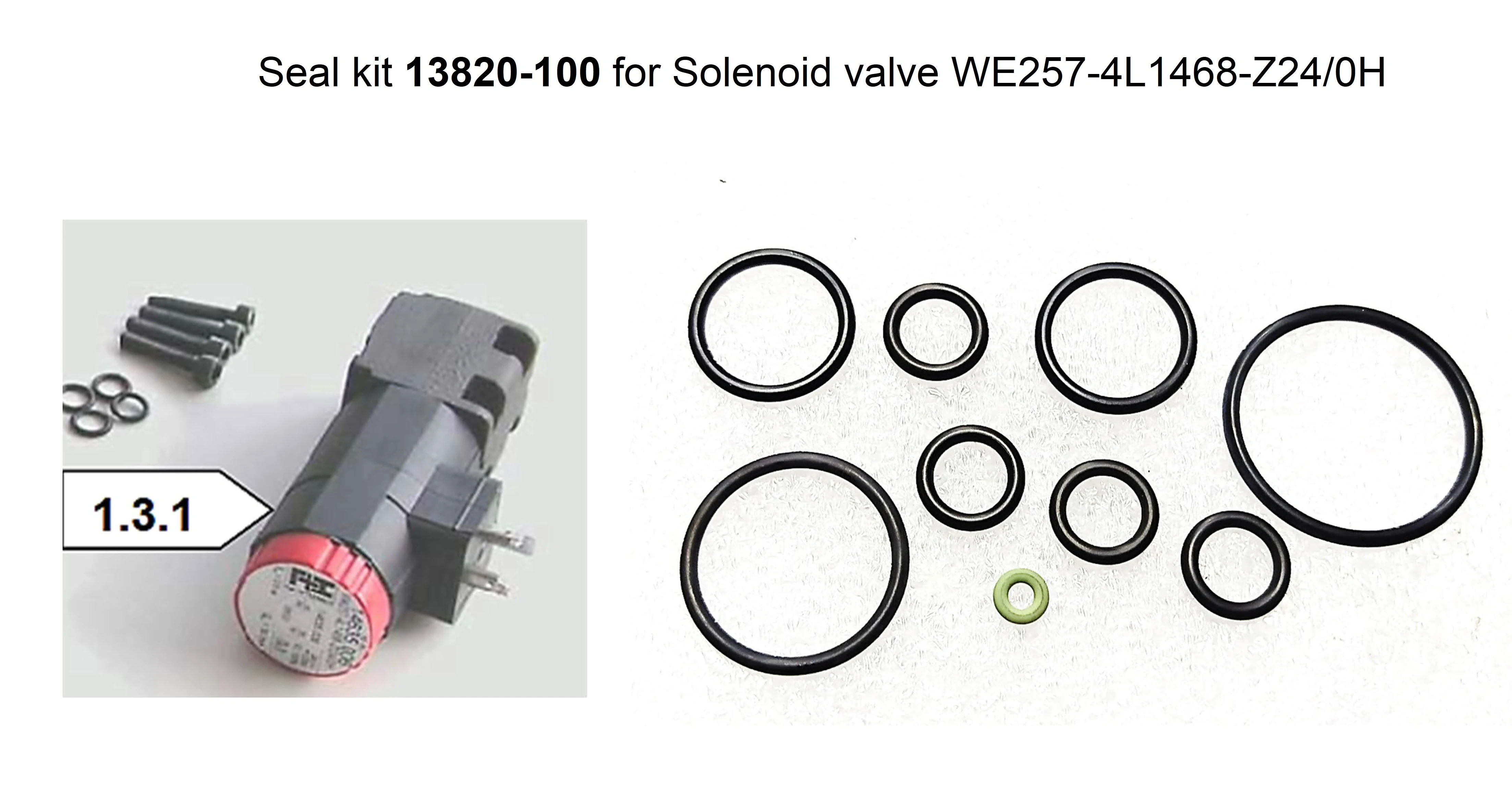 Комплект уплотнений электромагнитного клапана 13820-100