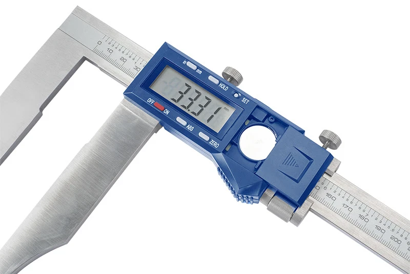 Штангенциркуль цифровой IP54 c усиленной конструкцией; 0-1000мм/0-40"; 0,01мм/0,0005"; длина губок 150мм