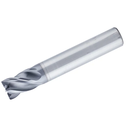Фреза концевая твердосплавная AMG600-CRCS4-020-004-010, с радиусом при вершине, короткая режущая часть, ØD 2 мм