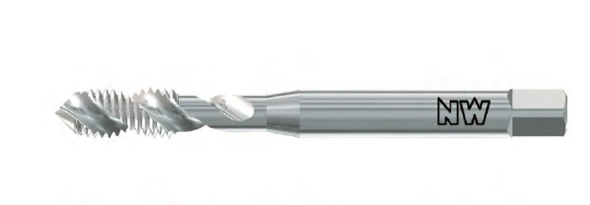 Метчик из быстрорежущей стали М8х1,25 серия H45-AL